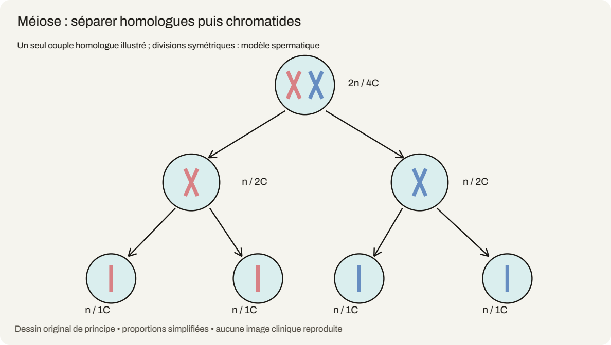 Schéma du cours « Embryologie : des gamètes à la neurulation »