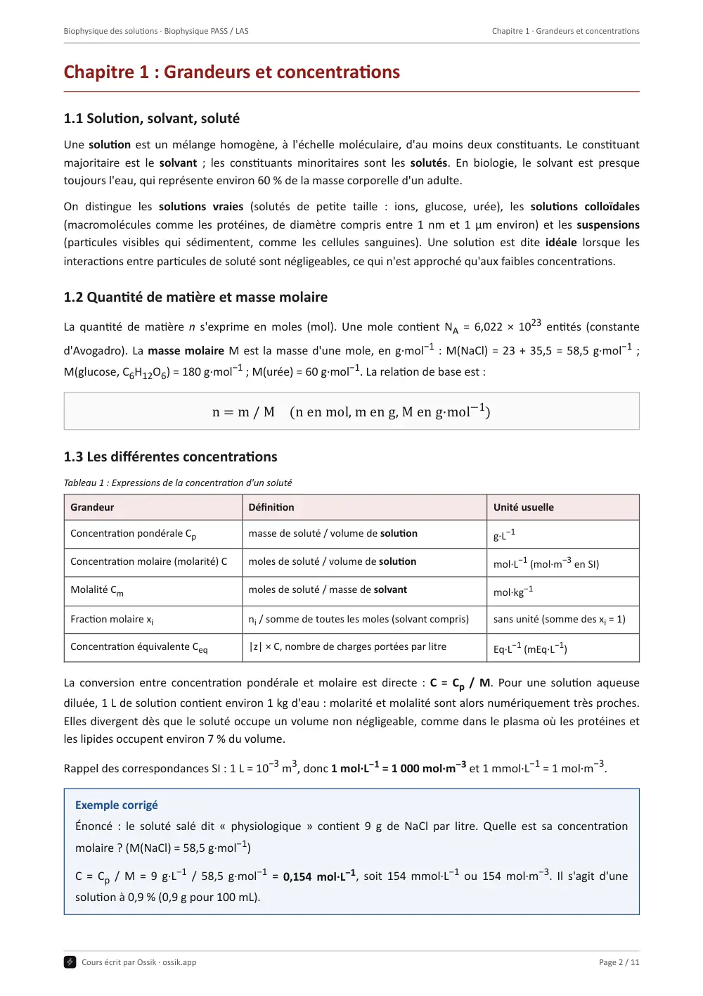 Page 2 du cours, 19 notions.